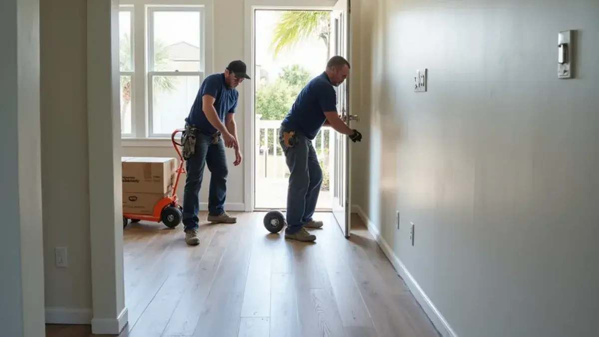 Fast move-in flooring service overview photo, Northeast Florida