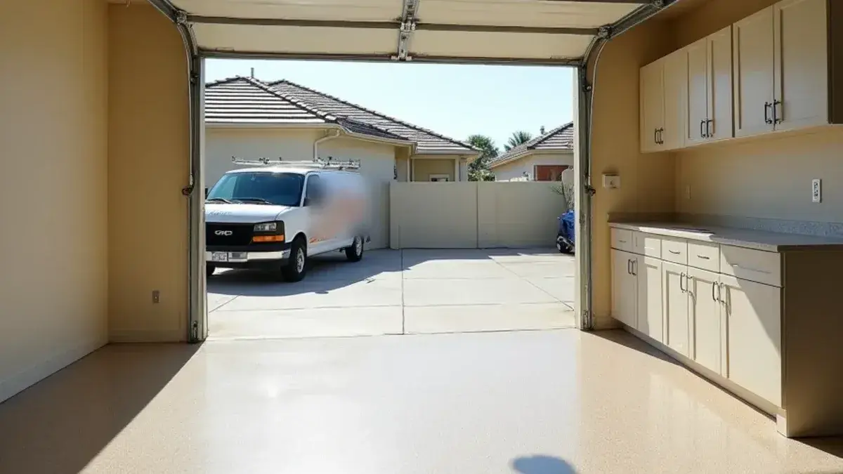 Garage Floor Epoxy & Polyaspartic Coating by JW in Jacksonville, FL